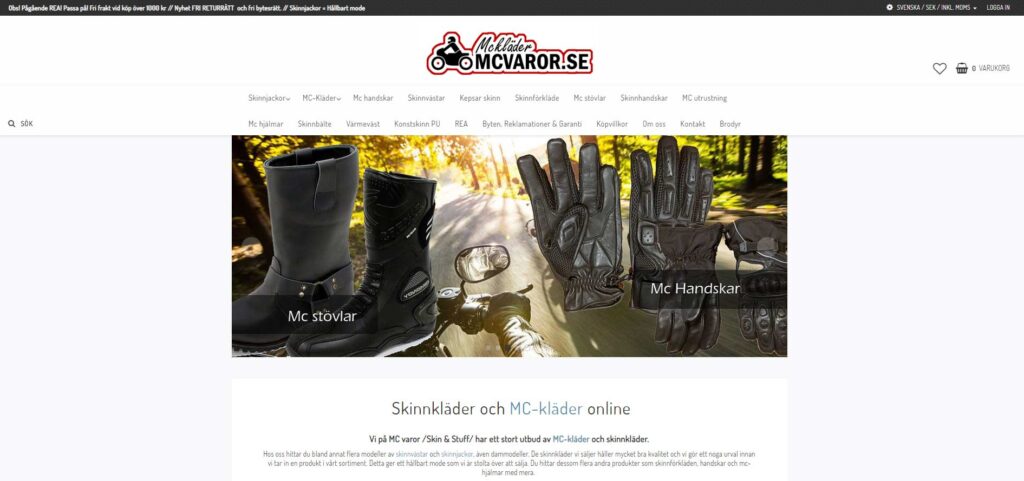 Webbutiken mcvaror.se